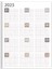 2025 Yıllık Planlayıcı Duvar Takvim Kahverengi Bej Gri Yearly Wall Planner 4