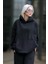 Kadın 3 Iplik Içi Pamuklu Oversize Uzun Kollu Sweatshirt 1