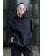 Kadın 3 Iplik Içi Pamuklu Oversize Uzun Kollu Sweatshirt 2