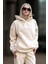 Kadın 3 Iplik Içi Pamuklu Oversize Uzun Kollu Sweatshirt 2