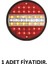 LED Hamburger Stop Lambası 24V Sarı Kırmızı Beyaz 4 Fonksiyonlu Çeray 201309 1