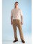 Pile Detaylı Kumaş Baggy Pantolon 2