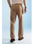 Pile Detaylı Kumaş Baggy Pantolon 3
