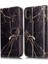 Iphone x Için Flip Case/xs Mermer Desen Tam Koruma Pu Deri Cüzdan (Yurt Dışından) 1