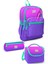 Kids Pembe Mor Renk Geçişli 3’lü Okul Çanta Seti SET0123762 1