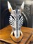 Ahşap Zebra Mask 30 Cm Dekoratif Duvar Dekoru No.1 2