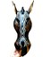 Ahşap Zebra Mask 30 Cm Dekoratif Duvar Dekoru No.1 3