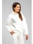 Kadın 3 Iplik Içi Pamuklu Oversize Uzun Kollu Sweatshirt 3