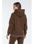 Kadın 3 Iplik Içi Pamuklu Oversize Uzun Kollu Sweatshirt 4