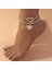 Bbb Charm Bling Rhinestone Kalp Halhal Bilezik Hollow Out Aşk Ayak Zinciri Yaz Plaj Takı Aksesuarları Kadınlar Için (Yurt Dışından) 3