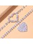 Bbb Charm Bling Rhinestone Kalp Halhal Bilezik Hollow Out Aşk Ayak Zinciri Yaz Plaj Takı Aksesuarları Kadınlar Için (Yurt Dışından) 4