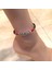 Beyaz Mens Womens Çift Deri Halat Halhal Ayak Bileği Bilezik Yalınayak Sandal Plaj Ayak Zinciri Ayak Bileği Süsler Ayak Takı (Yurt Dışından) 3