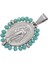 No.13 Boyutu 1 Adet Yeni Altın Rengi Oval Meryem Desen Gümüş Renk Kolye Uçları Kolye Bilezik Küpe Dıyjewelry Yapımı (Yurt Dışından) 1