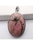 Ametist Rhodonite Tigereye Kristal Opal Obsidyen Labradorit Sodalite Lapis Yeşil Aventurin Resim Stome Mücevher Boncuk Oval Kolye Takı (Yurt Dışından) 4