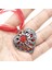 Kırmızı Yeni!vintage Oktoberfest Takı Renkli Rhinestone Edelweiss Kolye Kolye Ayarlanabilir Şerit Halat Kolye Dirndl Takı (Yurt Dışından) 2