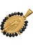 No.7 Boyutu 1 Adet Yeni Altın Rengi Oval Meryem Desen Gümüş Renk Kolye Uçları Kolye Bilezik Küpe Dıyjewelry Yapımı (Yurt Dışından) 1