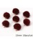 Bordo Lot Kürk Ponpon Kaplı Top Boncuk Charm Kolye Kolye Takı Yapımı Için Dıy Kadın Takı Aksesuarları (Yurt Dışından) 1