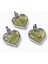 Peridot 5 Adet Kalp Cam Şişe Kolye Doğal Taş Sitrinler Aquamarines Lapis Lazul Boncuk Kolye Takı Yapımı Için (Yurt Dışından) 1
