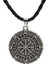 A13631-GÜMÜŞ Vintage Viking Rune Pusula Kolye Kolye Claunk Erkek Iskandinav Muska Takı (Yurt Dışından) 2