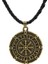 AL13002-GÜMÜŞ Vintage Viking Rune Pusula Kolye Kolye Claunk Erkek Iskandinav Muska Takı (Yurt Dışından) 3
