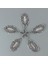4 Adet Tibet Gümüş Gözyaşı Charms Kolye Su Damlası Çerçeve Tepsi Cameo Cabochon Ayarı Kolye Takı Yapımı Için (Yurt Dışından) 3