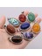 Ametist Doğal Taş Kabuk Kolye Yumurta Cabochon Boncuk Ametist Kaplan Gözü Abalone Kabuk Charms Dıy Kolye Takı Yapımı Için (Yurt Dışından) 2