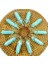Turkuaz Doğal Taş Florit Kuvars Kristal Turquoises Lapis Kaplan Gözü Çakra Kolye Diy Takı Yapımı Için Kolye Aksesuarla (Yurt Dışından) 1