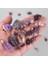 Tip.5 Doğal Ametist Taş Kolye Mor Kuvars Kristal Düzensiz Şifa Takılar Takı Yapımı Için Diy Kolye Küpe (Yurt Dışından) 2