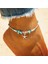 F159 Moda Deniz Kaplumbağaları Inci Denizyıldızı Dalga Kalp Charms Bilezik Halhal Kadınlar Için Bohemian Yaz Ayak Zinciri Takı Hediyeler (Yurt Dışından) 4