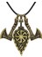 AL13002-SIYAH Vintage Viking Savaşçı Kalkanı Balta Kolye Kolye Erkekler Için Slav Pusula Kolye Kolye Punk Rock Parti Takı (Yurt Dışından) 3