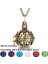Altın Rengi Charm Meksika Chime Hollow Melek Kanatları Vintage Kolye Takı Müzik Topu Uçucu Yağ Mesih Çapraz 3D Stil Gebelik Kolye (Yurt Dışından) 1