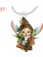 No.37 Boyutu 43 Stilleri Yaratıcı 3D Anime Karikatür Melek Kanatları Tasarım Bezemeler Figurineresin Kolye Su Dalgası Zincir Kolye (Yurt Dışından) 1