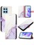 Onur Için Kılıf 70 Lite 5g Mermer Desen Pu Deri Cüzdan Kickstand (Yurt Dışından) 5