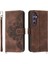 Samsung Galaxy S24 Artı Kabartmalı Bileklik Çoklu Kredi Için Flip Case (Yurt Dışından) 3