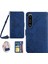 Sony Xperia 1 Vi Için Flip Case Yumuşak Pu Deri Kart Tutucu ve Uzun ve (Yurt Dışından) 1