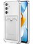 Samsung Galaxy A25 Kamera Korumalı Kartlıklı Setra Şeffaf Silikon Kılıf 1