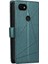 Google Piksel 3A Için Flip Case Kickstand Şok Emici Darbeye Üç (Yurt Dışından) 5
