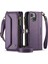 Kadınlar Için iphone 13 Mini Fermuar Faturaları Yuvası Cüzdan Kılıf Için Crossbody Durumda (Yurt Dışından) 1