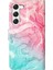 Samsung Galaxy S24 Manyetik Kart Yuvaları Tutucu Mermer Desen Için Flip Case (Yurt Dışından) 4