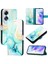 Oppo A60 4g Kickstand Cüzdan Mermer Desen Pu Deri Için Kılıf (Yurt Dışından) 5