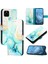 Google Piksel 5 Xl Cüzdan Pu Deri Kickstand Mermer Desen Için Kılıf (Yurt Dışından) 5