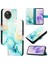 Infinix Not 12 Için Kılıf 20223 Kickstand Pu Deri Mermer Desen Cüzdan (Yurt Dışından) 5