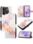 Tecno Camon 20 Pro 5g Mermer Desen Kickstand Pu Deri Cüzdan Için Kılıf (Yurt Dışından) 5