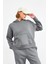 Kadın 3 Iplik Şardonlu Oversize Uzun Kollu Sweatshirt 1