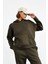 Kadın 3 Iplik Şardonlu Oversize Uzun Kollu Sweatshirt 1