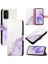 Tecno Pop 6c Mermer Desen Kickstand Cüzdan Pu Deri Için Kılıf (Yurt Dışından) 5