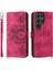 Samsung Galaxy S24 Ultra Kabartmalı Çoklu Kredi Kartı Yuvaları Için Flip Case (Yurt Dışından) 5