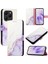 Tecno Spark 20 Pro Kickstand Pu Deri Mermer Desen Cüzdan Için Kılıf (Yurt Dışından) 5