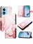 Oppo A77 5G/A97 5g Kickstand Cüzdan Mermer Desen Pu Deri (Yurt Dışından) 5