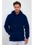 Erkek 3 Iplik Kapşonlu Oversize Sweatshirt 1